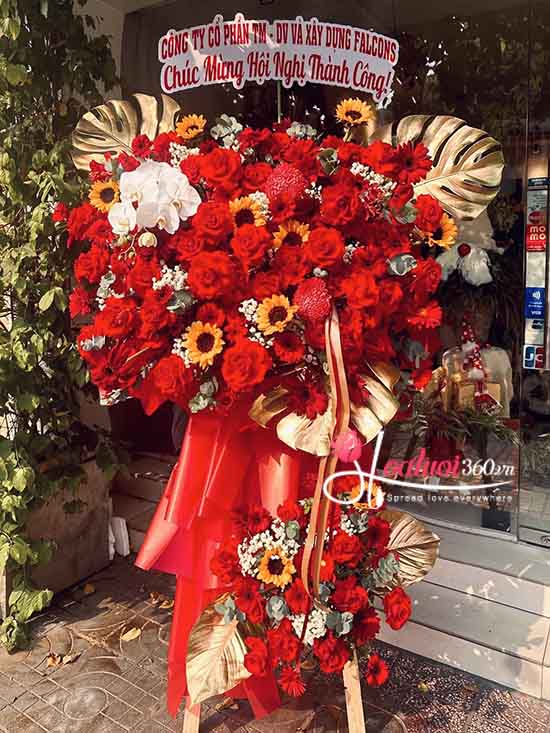 Kệ hoa khai trương - Thịnh vượng phát đạt