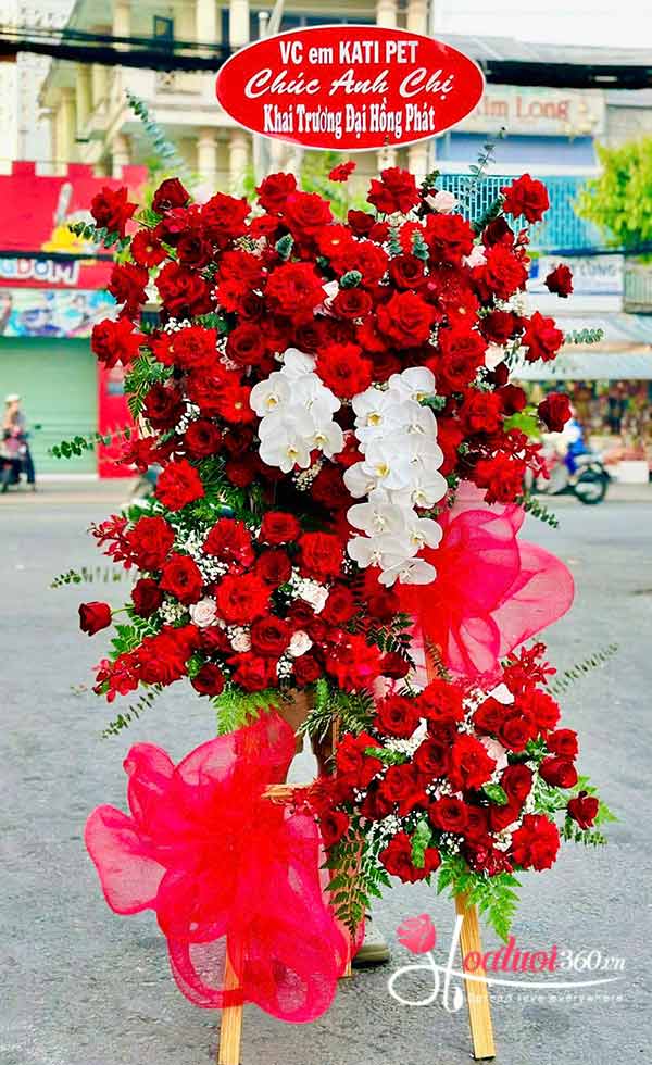 Kệ hoa khai trương - Đại thắng đại phát