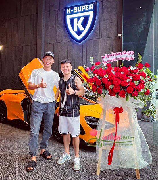 Kệ hoa khai trương - Đại lợi thành công