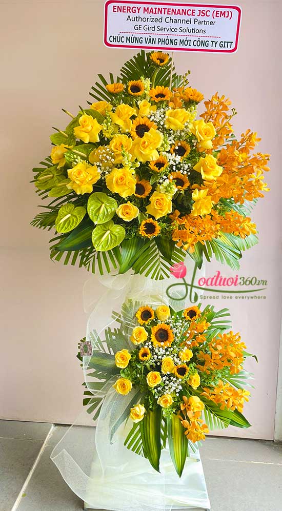 Kệ hoa khai trương - Hồng phát cả năm