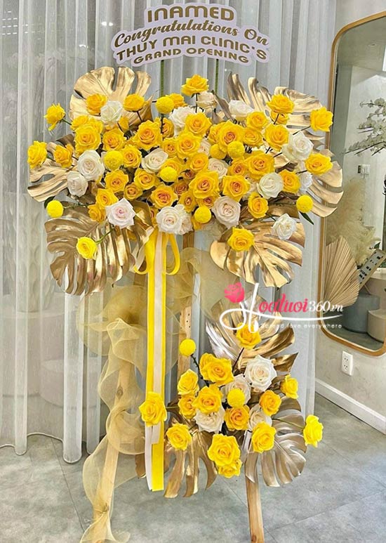 Kệ hoa khai trương - Khải hoàng rực rỡ