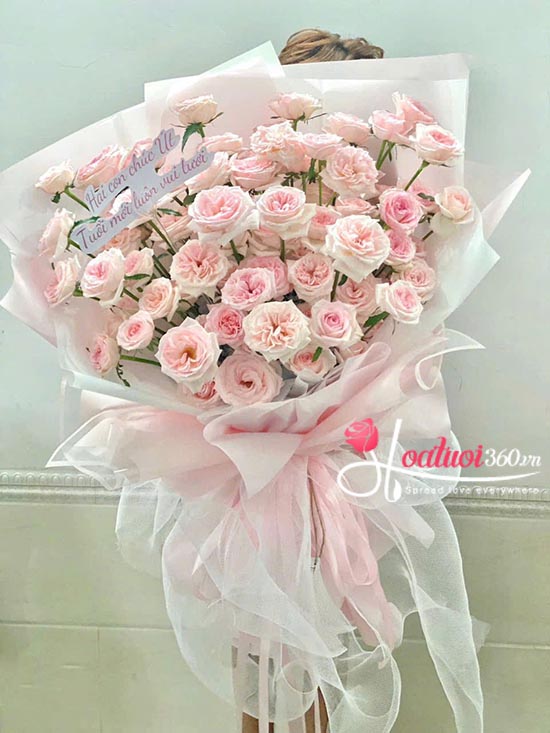 Bó hoa hồng đẹp - Luôn vui tươi