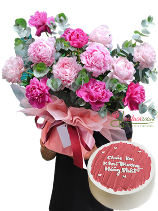 Combo hoa và bánh kem - Đại hồng phát
