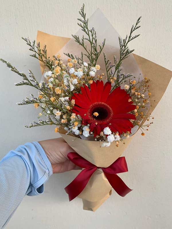 chậu hoa 1 bông xinh hoa 1 bông đẹp